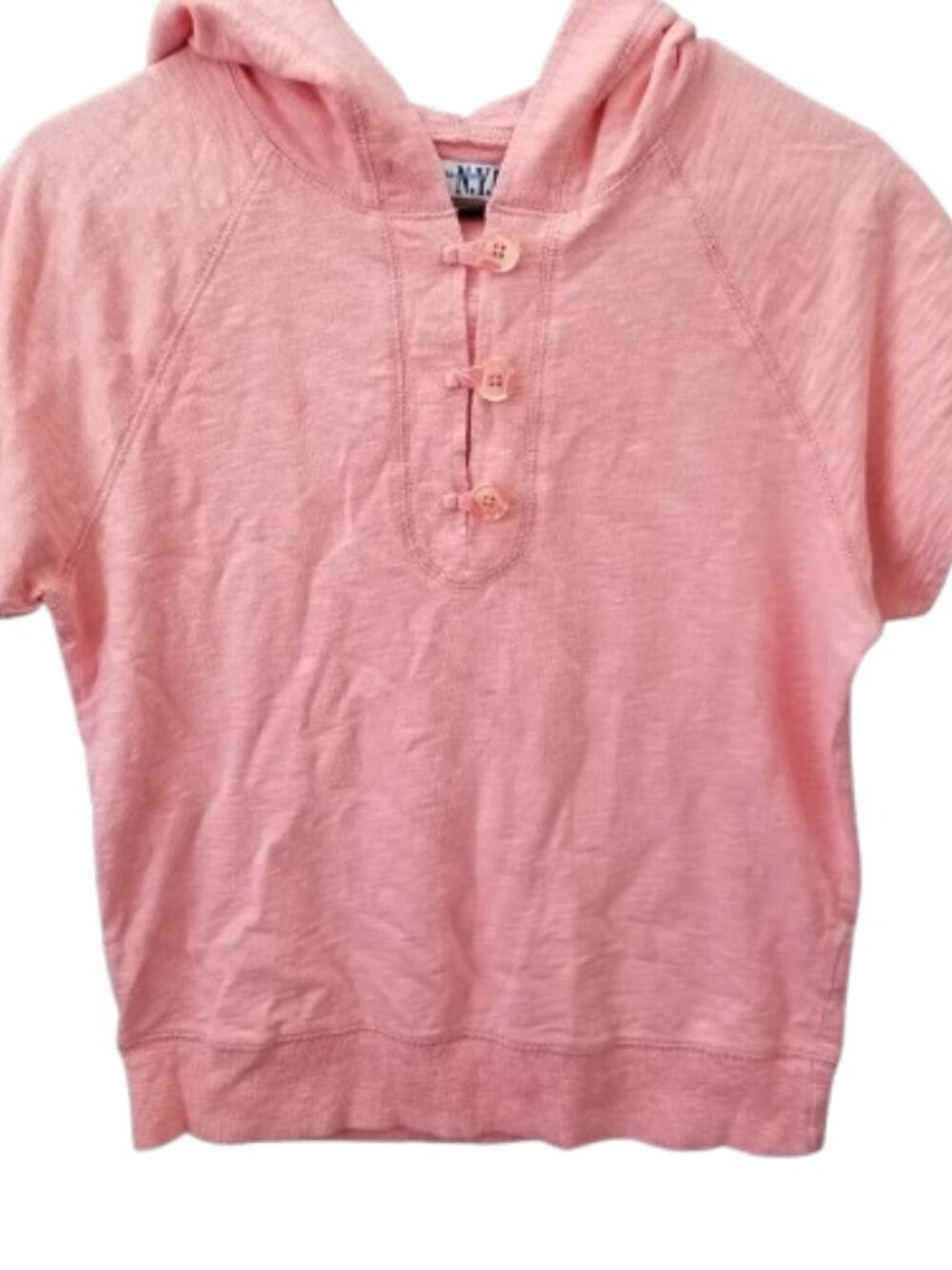 New York Laundry Coral Hoodie Top Womens PM